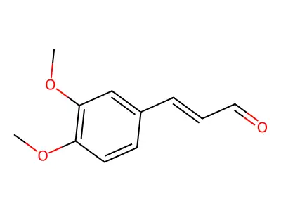 3-(3,4-Dimethoxyphenyl)-2-propenal structure