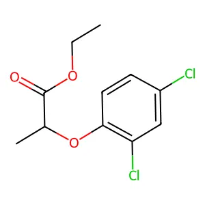 Ethyl 2-(2,4-dichlorophenoxy)propionate structure