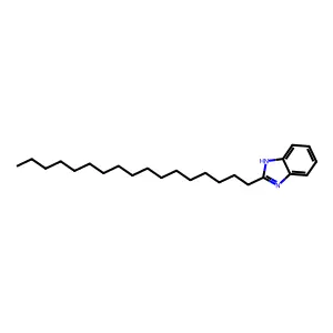 1H-Benzimidazole, 2-heptadecyl- structure