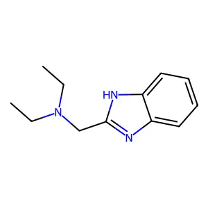 N-(1H-benzimidazol-2-ylmethyl)-N-ethylethanamine structure