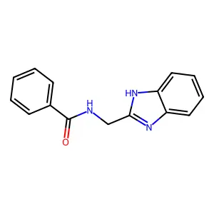 N-[(1H-1,3-benzodiazol-2-yl)methyl]benzamide structure