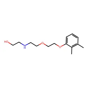 2-[2-[2-(2,3-Dimethylphenoxy)ethoxy]ethylamino]ethanol structure