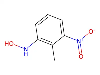 Benzenamine, N-hydroxy-2-methyl-3-nitro- structure