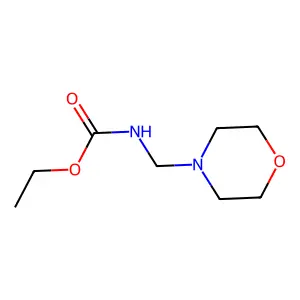 Carbamic acid, N-(4-morpholinomethyl)-, ethyl ester structure