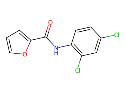 N-(2,4-Dichlorophenyl)-2-furancarboxamide structure