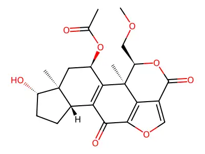 17-Hydroxywortmannin structure