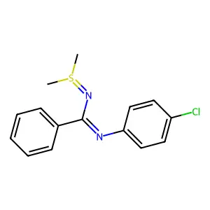 N'-(4-Chlorophenyl)-N-(dimethyl-lambda~4~-sulfanylidene)benzenecarboximidamide structure
