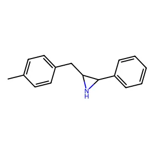 2-[(4-Methylphenyl)methyl]-3-phenylaziridine structure