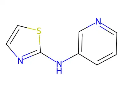 N-2-Thiazolyl-3-pyridinamine structure