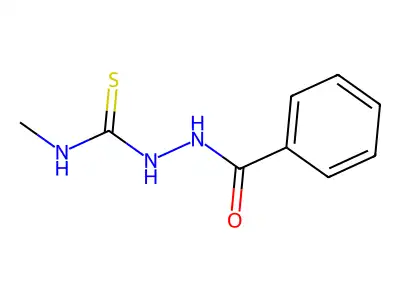 1-Benzoyl-4-methyl-3-thiosemicarbazide structure