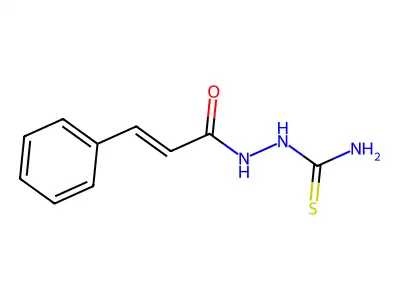 Phenylpropenoyl thiosemicarbazide structure