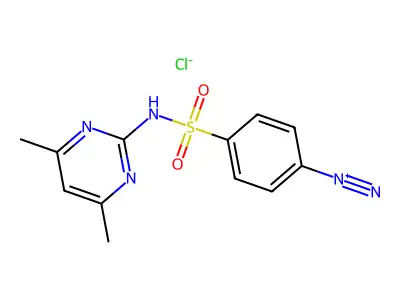Sulfamethazinediazonium structure