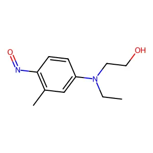2-(Ethyl(3-methyl-4-nitrosophenyl)amino)ethanol structure