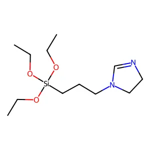 1H-Imidazole, 4,5-dihydro-1-[3-(triethoxysilyl)propyl]- structure