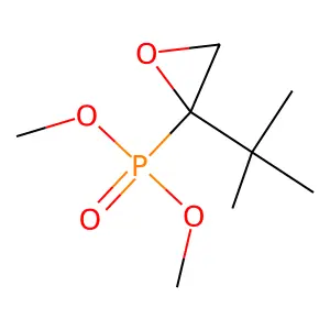2-Tert-butyl-2-dimethoxyphosphoryloxirane structure