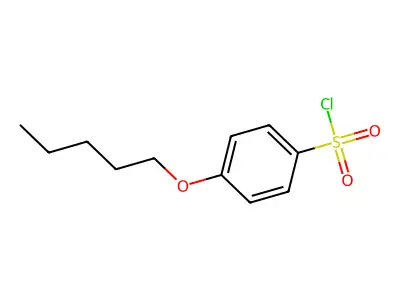 4-(Pentyloxy)benzene-1-sulfonyl chloride structure