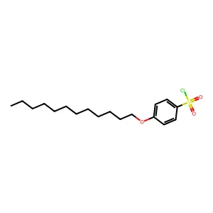 Benzenesulfonyl chloride, 4-(dodecyloxy)- structure