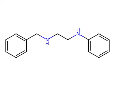 N-benzyl-N'-phenylethane-1,2-diamine structure