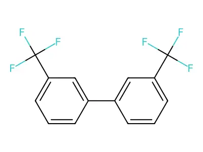 3,3'-Bis(trifluoromethyl)-1,1'-biphenyl structure