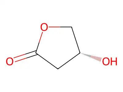 beta-Butyrolactone, (+)- structure