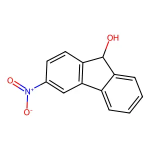 3-Nitro-9H-fluoren-9-ol structure