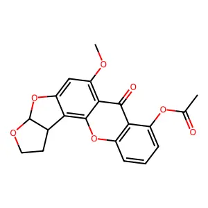O-Acetyldihydrosterigmatocystin structure