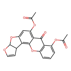 Demethyl-diacetyl-sterigmatocystin structure