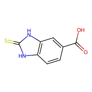 2-sulfanylidene-2,3-dihydro-1H-1,3-benzodiazole-5-carboxylic acid structure