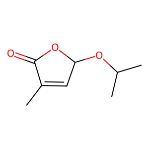 3-methyl-5-propan-2-yloxy-5H-furan-2-one structure