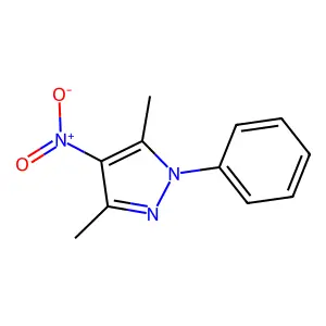 3,5-Dimethyl-4-nitro-1-phenyl-1H-pyrazole structure