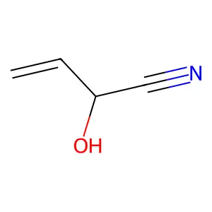 2-羟基-3-丁烯腈 structure