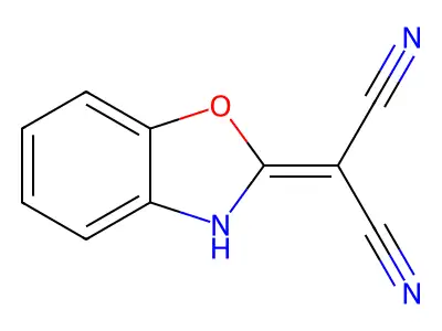 Propanedinitrile, 2(3H)-benzoxazolylidene- structure