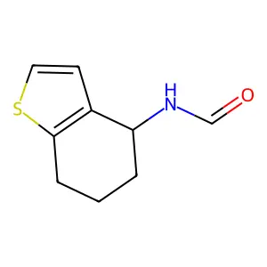 Formamide, N-(4,5,6,7-tetrahydrobenzo[b]thien-4-yl)- structure