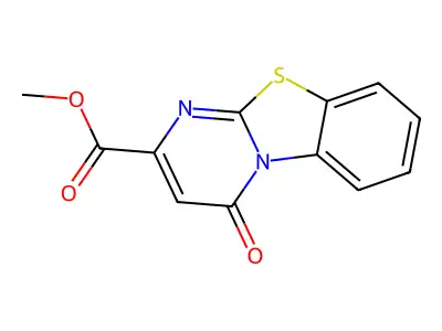 Methyl 4-oxopyrimido[2,1-b][1,3]benzothiazole-2-carboxylate structure