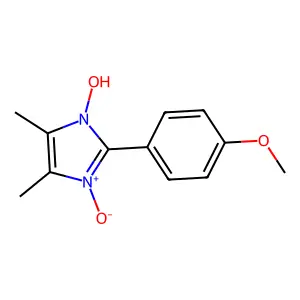2-(4-Methoxyphenyl)-4,5-dimethyl-3-oxo-1H-3lambda~5~-imidazol-1-ol structure