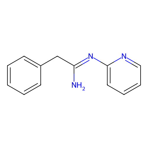 2-phenyl-N-(pyridin-2-yl)ethanimidamide structure