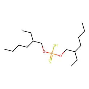Bis(2-ethylhexyl) phosphorodithioate structure