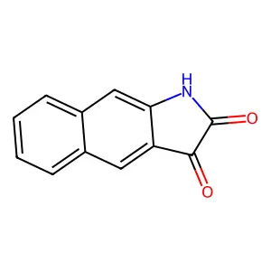 1H-Benz(f)indole-2,3-dione structure
