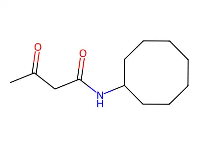 N-cyclooctyl-3-oxobutanamide structure