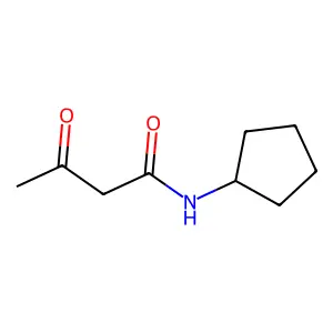 N-Cyclopentylacetoacetamide structure