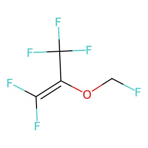 1,1,3,3,3-Pentafluoro-2-(fluoromethoxy)-1-propene structure