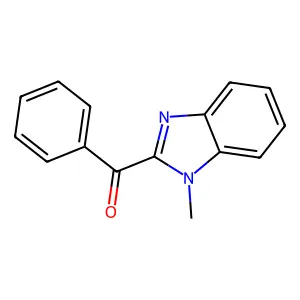 (1-methyl-1H-benzimidazol-2-yl)(phenyl)methanone structure