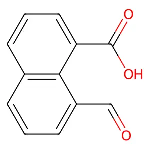 8-甲酰基-1-萘甲酸 structure