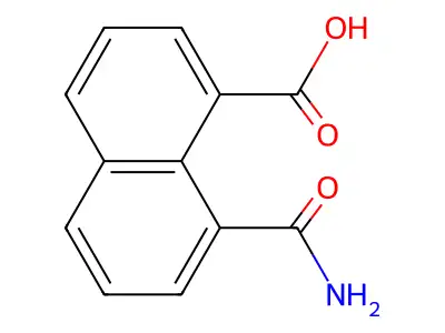 8-Carbamoylnaphthalene-1-carboxylic acid structure