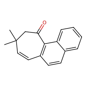 11H-Cyclohepta[a]naphthalen-11-one, 9,10-dihydro-9,9-dimethyl- structure