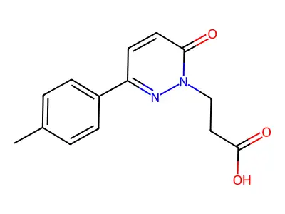 3-[3-(4-methylphenyl)-6-oxopyridazin-1(6H)-yl]propanoic acid structure