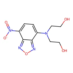Ethanol, 2,2'-((7-nitrobenzofurazan-4-YL)imino)bis- structure