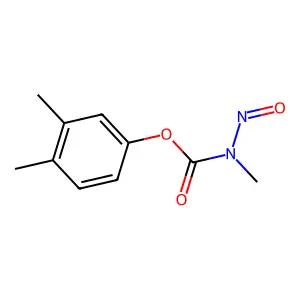 3,4-Dimethylphenyl methylnitrosocarbamate structure