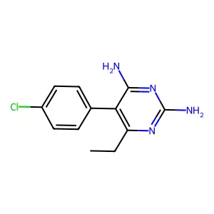 乙胺嘧啶 structure