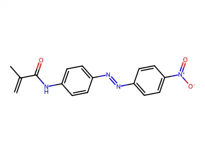 Disperse Orange 3 methacrylamide structure